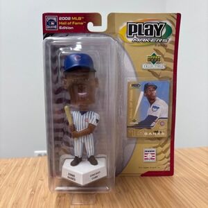 Upper Deck Ernie Banks Bobblehead Blue‎ Cubs HOF PlayMakers 2002